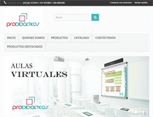 Tablet Screenshot of prodidacticos.com